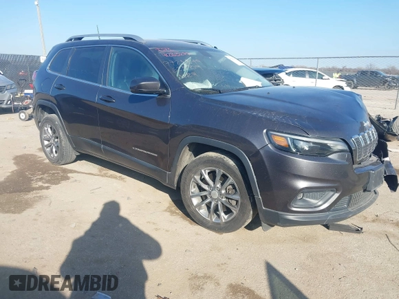 2020 Jeep Cherokee Latitude Plus with VIN 1C4PJLLB1LD623909, listed as a IAAI auction lot 41233277 with 134,889 mi miles. Bid and sale history available at carsss.com. Image 1.