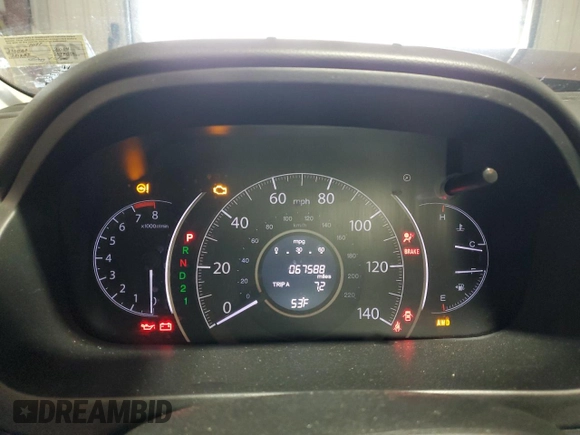 2014 Honda CR-V EX-L with VIN 5J6RM4H78EL027077, listed as a Copart auction lot 52240475 with 67,588 mi miles and Salvage Title. Bid and sale history available at carsss.com. Image 9.