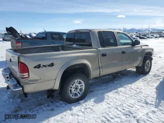 2003 Dodge Dakota SLT with VIN 1D7HG48N03S100510, listed as a Copart auction lot 46191375 with 174,849 mi miles and Clean Title. Bid and sale history available at carsss.com. Image 3.