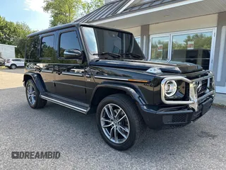 2021 Mercedes-Benz G 550 with VIN W1NYC6BJ0MX365741, listed as a IAAI auction lot 42608205 with 59,191 mi miles and . Bid and sale history available at DreamBid. Image 1.