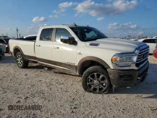 2019 Ram 2500 Laramie Longhorn with VIN 3C6UR5LL4KG593040, listed as a Copart auction lot 44170595 with 160,488 mi miles and Salvage title. Bid and sale history available at DreamBid. Image 4.