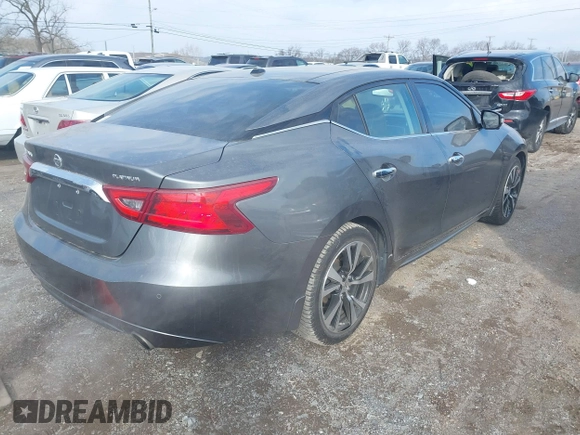 2018 Nissan Maxima SV with VIN 1N4AA6APXJC403697, listed as a IAAI auction lot 41391925 with 81,540 mi miles. Bid and sale history available at carsss.com. Image 4.