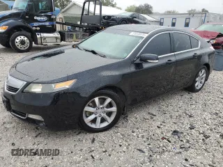 2012 Acura TL Tech Auto with VIN 19UUA8F51CA008513, listed as a Copart auction lot 51058075 with 128,464 mi miles and Salvage Title. Bid and sale history available at carsss.com. Image 1.