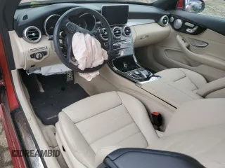 2018 Mercedes-Benz C 300 with VIN WDDWK4KB9JF686036, listed as a Copart auction lot 80449344 with Not provided miles and Clean title. Bid and sale history available at DreamBid. Image 8.