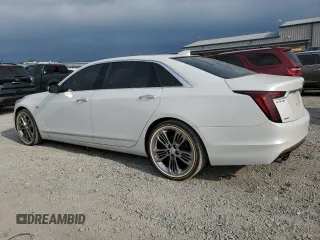 2019 Cadillac CT6 Luxury AWD with VIN 1G6KB5RS7KU123104, listed as a Copart auction lot 54058065 with 75,921 mi miles and Salvage title. Bid and sale history available at DreamBid. Image 2.