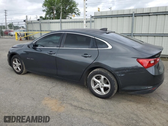2017 Chevrolet Malibu LS with VIN 1G1ZB5ST5HF102580, listed as a Copart auction lot 53955965 with 190,408 mi miles and Salvage Title. Bid and sale history available at DreamBid. Image 2.