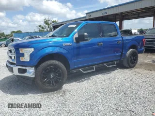 2017 Ford F-150 XL with VIN 1FTEW1C85HFA87480, listed as a Copart auction lot 51813955 with 185,207 mi miles and Salvage Title. Bid and sale history available at carsss.com. Image 1.