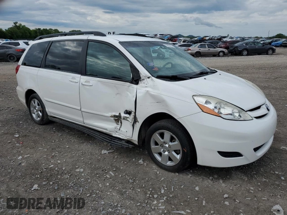 2006 Toyota Sienna CE with VIN 5TDZA23CX6S463159, listed as a Copart auction lot 54263315 with 100,363 mi miles and Salvage Title. Bid and sale history available at DreamBid. Image 4.