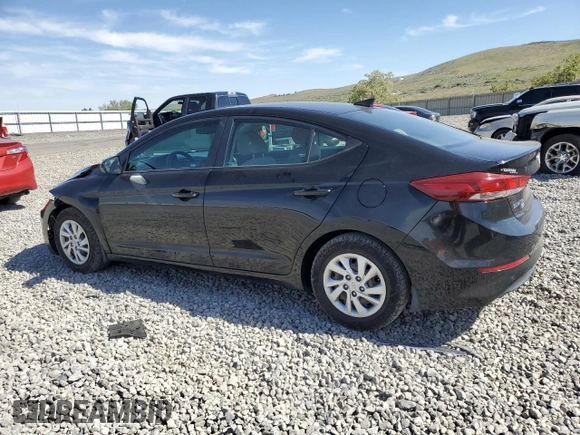 2017 Hyundai Elantra SE with VIN KMHD74LF0HU422144, listed as a Copart auction lot 58440525 with 71,691 mi miles and Salvage title. Bid and sale history available at DreamBid. Image 2.