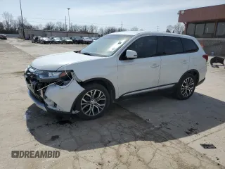 2018 Mitsubishi Outlander SE z VIN JA4AD3A39JZ042385, wystawiony jako Copart lot #49874345 z przebiegiem 166 339 mil mil oraz Szkoda całkowita • Salvage title. Historia ofert i sprzedaży dostępna na DreamBid. Obrazek 1.