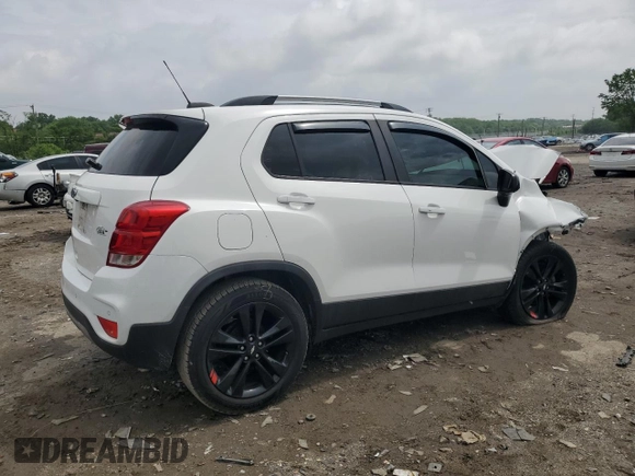 2020 Chevrolet Trax LT with VIN 3GNCJLSB7LL230367, listed as a Copart auction lot 57222255 with 26,180 mi miles and Salvage title. Bid and sale history available at DreamBid. Image 3.
