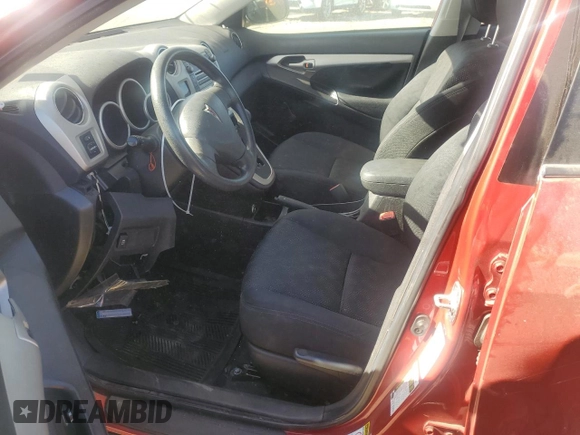 2009 Pontiac Vibe w/1SA with VIN 5Y2SP67849Z435504, listed as a Copart auction lot 75868474 with 193,252 mi miles and Salvage Title. Bid and sale history available at carsss.com. Image 7.