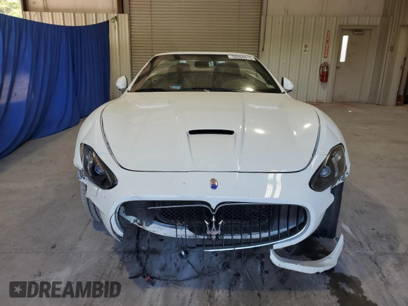 2015 Maserati GranTurismo Sport with VIN ZAM45VMA2F0143684, listed as a Copart auction lot 56464915 with 48,303 mi miles and Salvage title. Bid and sale history available at DreamBid. Image 5.