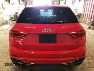 2020 Audi Q3 S line Premium Plus with VIN WA1EECF35L1016567, listed as a Copart auction lot 51137313 with 38,294 mi miles. Bid and sale history available at carsss.com. Image 6.
