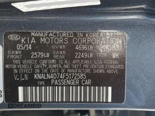 2015 Kia Cadenza Premium with VIN KNALN4D74F5172585, listed as a Copart auction lot 81832094 with 108,888 mi miles and Salvage Title. Bid and sale history available at carsss.com. Image 13.