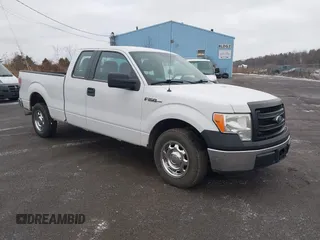 2014 Ford F-150 XL with VIN 1FTEX1CM8EFA95014, listed as a IAAI auction lot 41743068 with 202,753 mi miles. Bid and sale history available at carsss.com. Image 1.