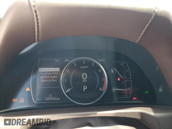 2019 Lexus ES 350 with VIN 58ABZ1B1XKU011209, listed as a Copart auction lot 52543685 with 65,954 mi miles and Salvage Title. Bid and sale history available at DreamBid. Image 9.