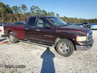 2005 Dodge Ram 2500 SLT with VIN 3D7KR28C55G749104, listed as a Copart auction lot 41802385 with 324,049 mi miles and Clean Title. Bid and sale history available at carsss.com. Image 4.