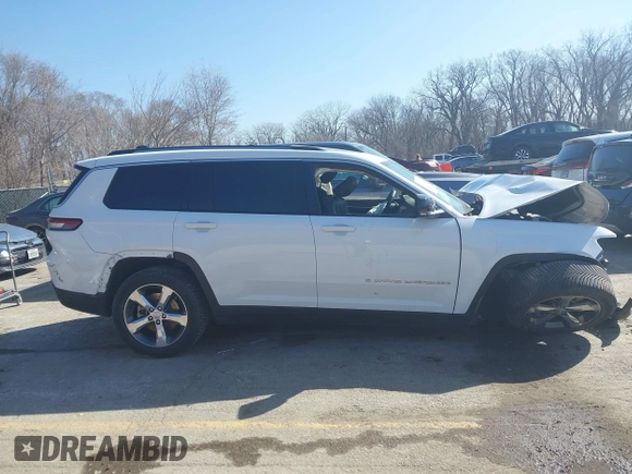 2022 Jeep Grand Cherokee Limited with VIN 1C4RJJBG1N8568383, listed as a IAAI auction lot 41734465 with 42,410 mi miles and . Bid and sale history available at DreamBid. Image 14.