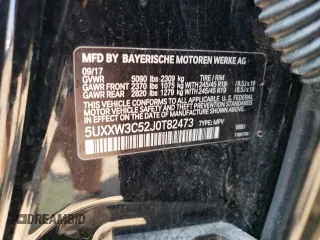 2018 BMW X4 xDrive28i with VIN 5UXXW3C52J0T82473, listed as a Copart auction lot 59122843 with 43,949 mi miles. Bid and sale history available at carsss.com. Image 13.