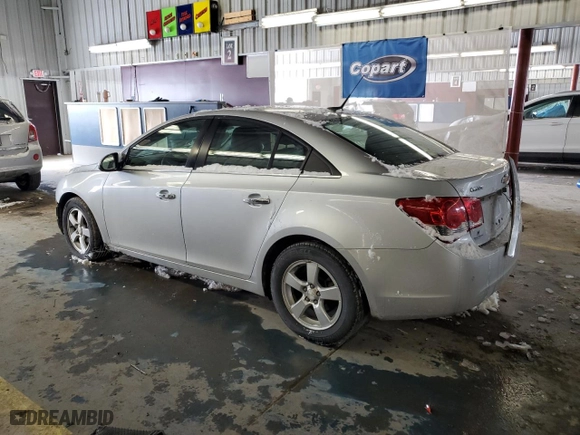 2012 Chevrolet Cruze LTZ with VIN 1G1PH5SCXC7117827, listed as a Copart auction lot 46258225 with 162,834 mi miles and Salvage Title. Bid and sale history available at carsss.com. Image 2.