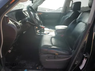 2017 Nissan Armada SV with VIN JN8AY2ND4H9009946, listed as a Copart auction lot 64395354 with 182,409 mi miles and Salvage Title. Bid and sale history available at carsss.com. Image 7.