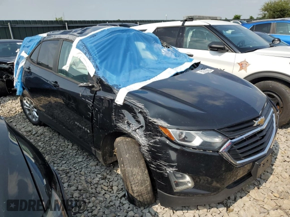 2020 Chevrolet Equinox LS z VIN 2GNAXSEV4L6182868, wystawiony jako Copart lot #52745785 z przebiegiem 274 983 mil mil oraz Szkoda całkowita • Salvage title. Historia ofert i sprzedaży dostępna na DreamBid. Obrazek 4.
