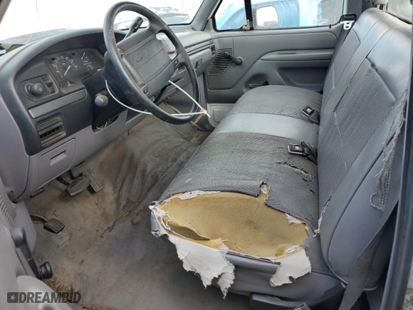 1994 Ford F-150 Special with VIN 1FTEF15Y0RNA08477, listed as a Copart auction lot 43601655 with 267483 miles and Salvage Title. Bid and sale history available at carsss.com. Image 7.
