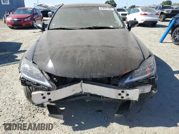 2010 Lexus IS 250 with VIN JTHCF5C27A5037202, listed as a Copart auction lot 61075135 with 167,478 mi miles and Salvage title. Bid and sale history available at DreamBid. Image 5.