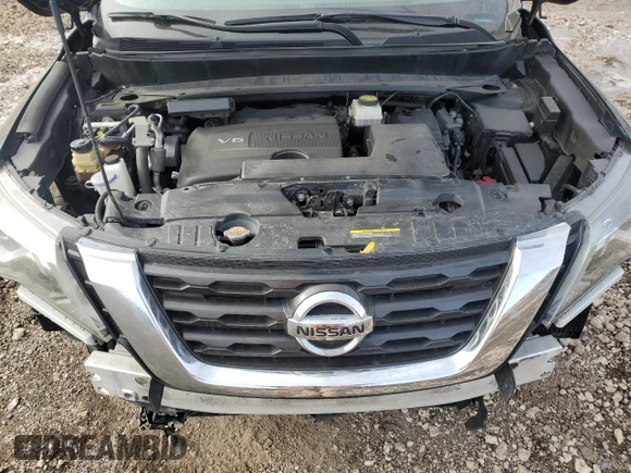 2019 Nissan Pathfinder S with VIN 5N1DR2MM5KC599006, listed as a Copart auction lot 44406955 with 89,593 mi miles and Salvage Title. Bid and sale history available at carsss.com. Image 14.
