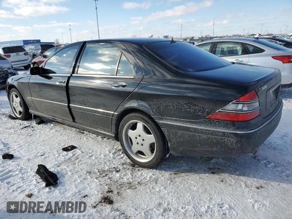 2002 Mercedes-Benz S-Class 6.0L with VIN WDBNG78J62A299111, listed as a Copart auction lot 88948155 with 72,164 mi miles and Clean Title. Bid and sale history available at carsss.com. Image 2.