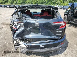 2023 Acura RDX w/A-Spec Package with VIN 5J8TC2H68PL021729, listed as a Copart auction lot 79398404 with 3,493 mi miles and Salvage title. Bid and sale history available at DreamBid. Image 6.