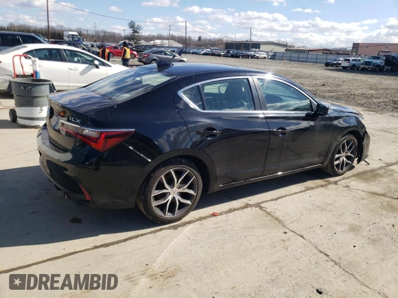 2022 Acura ILX Premium with VIN 19UDE2F71NA003043, listed as a Copart auction lot 45857985 with 63,476 mi miles and Salvage Title. Bid and sale history available at DreamBid. Image 3.