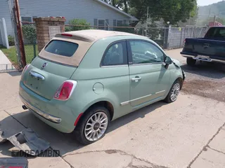2013 FIAT 500 Lounge with VIN 3C3CFFER3DT536623, listed as a IAAI auction lot 42425991 with 87,905 mi miles and . Bid and sale history available at DreamBid. Image 4.