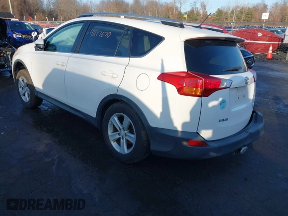 2014 Toyota RAV4 XLE with VIN 2T3RFREV1EW202699, listed as a IAAI auction lot 41117670 with 141,560 mi miles and . Bid and sale history available at DreamBid. Image 3.