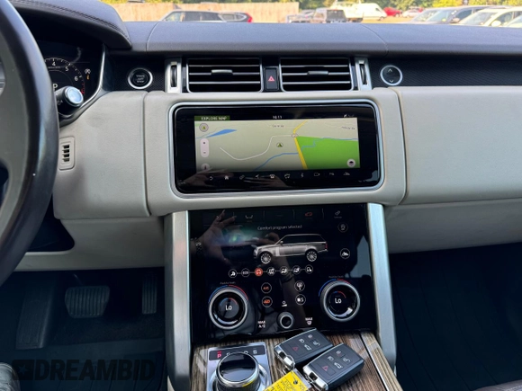 2018 Land Rover Range Rover with VIN SALGS2REXJA505213, listed as a Copart auction lot 69312894 with 92,526 mi miles and Clean title. Bid and sale history available at DreamBid. Image 14.