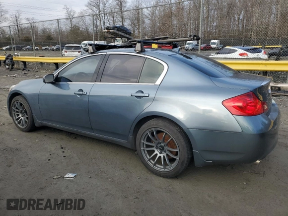 2008 Infiniti G35 x with VIN JNKBV61FX8M263986, listed as a Copart auction lot 48360625 with Not Provided miles and Non Repairable. Bid and sale history available at DreamBid. Image 2.