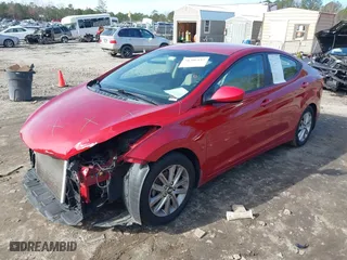 2016 Hyundai Elantra SE with VIN KMHDH4AE7GU598758, listed as a IAAI auction lot 38306152 with 103,202 mi miles. Bid and sale history available at carsss.com. Image 2.