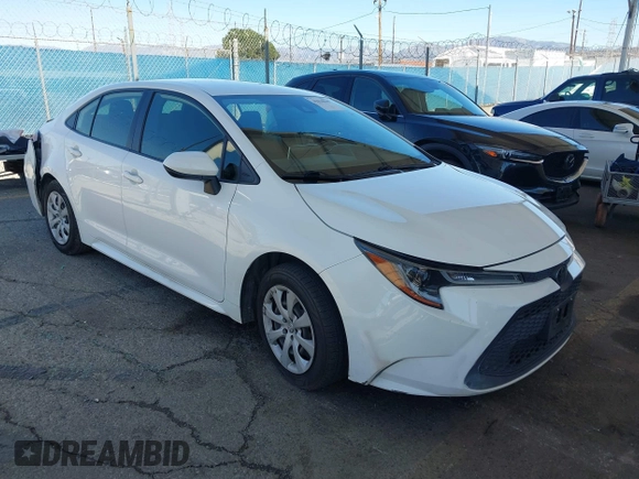 2020 Toyota Corolla LE with VIN JTDEPRAE6LJ099244, listed as a IAAI auction lot 41818840 with 80,429 mi miles and . Bid and sale history available at DreamBid. Image 1.