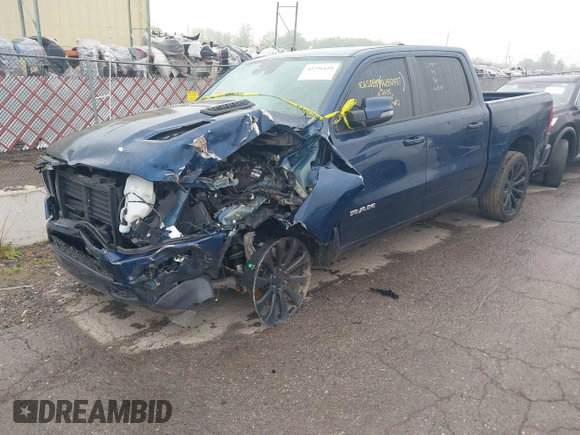 2023 Ram 1500 Laramie with VIN 1C6SRFJT9PN542437, listed as a IAAI auction lot 42256410 with 5 mi miles and . Bid and sale history available at DreamBid. Image 17.