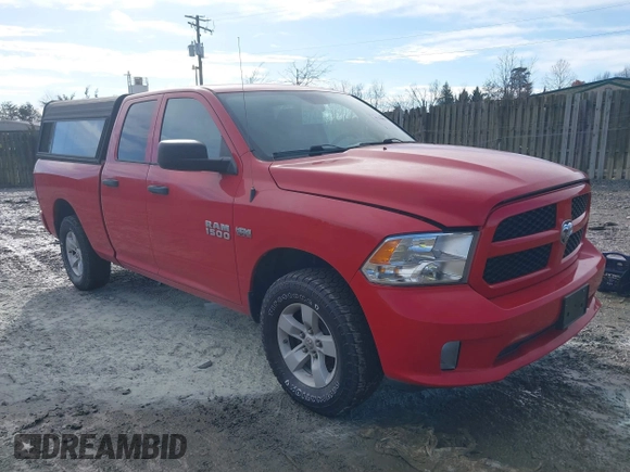 2017 Ram 1500 Express with VIN 1C6RR7FT2HS530792, listed as a IAAI auction lot 41136623 with Not Provided miles. Bid and sale history available at carsss.com. Image 1.