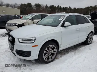 2015 Audi Q3 2.0T Prestige with VIN WA1GFCFS0FR001459, listed as a Copart auction lot 44885925 with 141,928 mi miles and Salvage Title. Bid and sale history available at carsss.com. Image 1.