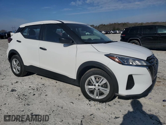 2021 Nissan Kicks S with VIN 3N1CP5BV1ML532917, listed as a Copart auction lot 47157635 with 82,825 mi miles and Salvage Title. Bid and sale history available at carsss.com. Image 4.