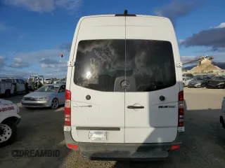 2013 Mercedes-Benz Sprinter Passenger with VIN WD4PE7CC4D5777696, listed as a Copart auction lot 77228384 with 134,298 mi miles and Salvage Title. Bid and sale history available at carsss.com. Image 6.