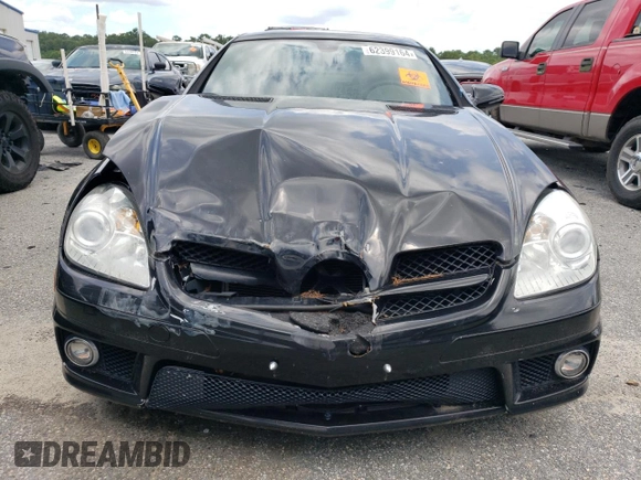 2010 Mercedes-Benz SLK-Class SLK 300 with VIN WDBWK5EA0AF230525, listed as a Copart auction lot 62399164 with 38,250 mi miles and Salvage Title. Bid and sale history available at carsss.com. Image 5.