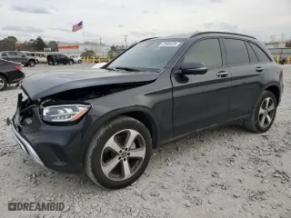 2020 Mercedes-Benz GLC with VIN WDC0G8DB4LF702372, listed as a Copart auction lot 47998425 with 38,247 mi miles and Salvage Title. Bid and sale history available at carsss.com. Image 1.