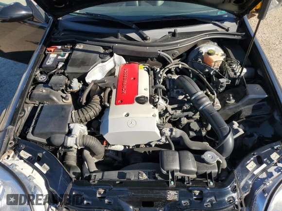 1999 Mercedes-Benz SLK 230/320 with VIN WDBKK47F4XF129689, listed as a Copart auction lot 75311624 with 54,923 mi miles and Salvage Title. Bid and sale history available at DreamBid. Image 11.