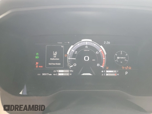 2024 Toyota Tundra 1794 Edition with VIN 5TFMA5DB2RX144001, listed as a Copart auction lot 77356464 with 30,577 mi miles and Salvage title. Bid and sale history available at DreamBid. Image 9.