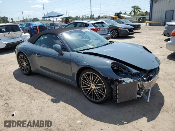 2017 Porsche 911 Carrera with VIN WP0CA2A90HS142156, listed as a Copart auction lot 65839223 with 23,737 mi miles and . Bid and sale history available at DreamBid. Image 4.