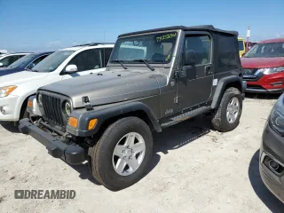 2006 Jeep Wrangler SE with VIN 1J4FA29166P705362, listed as a Copart auction lot 75252654 with 0 mi miles and Salvage Title. Bid and sale history available at carsss.com. Image 1.